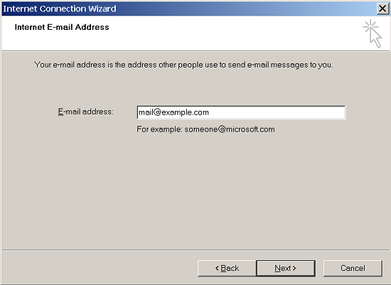 setting email untuk outlook express